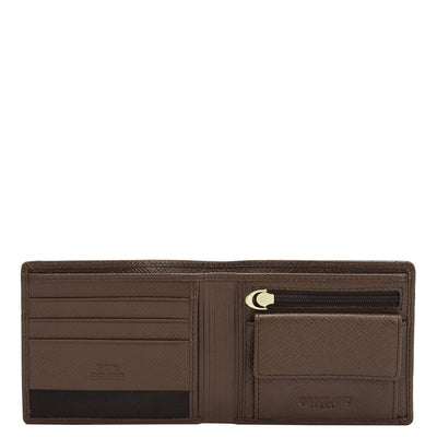 Date Bifold Leather Mens Wallet