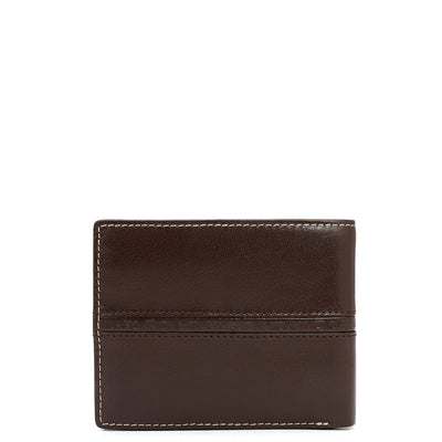 Brown Bifold Leather Mens Wallet