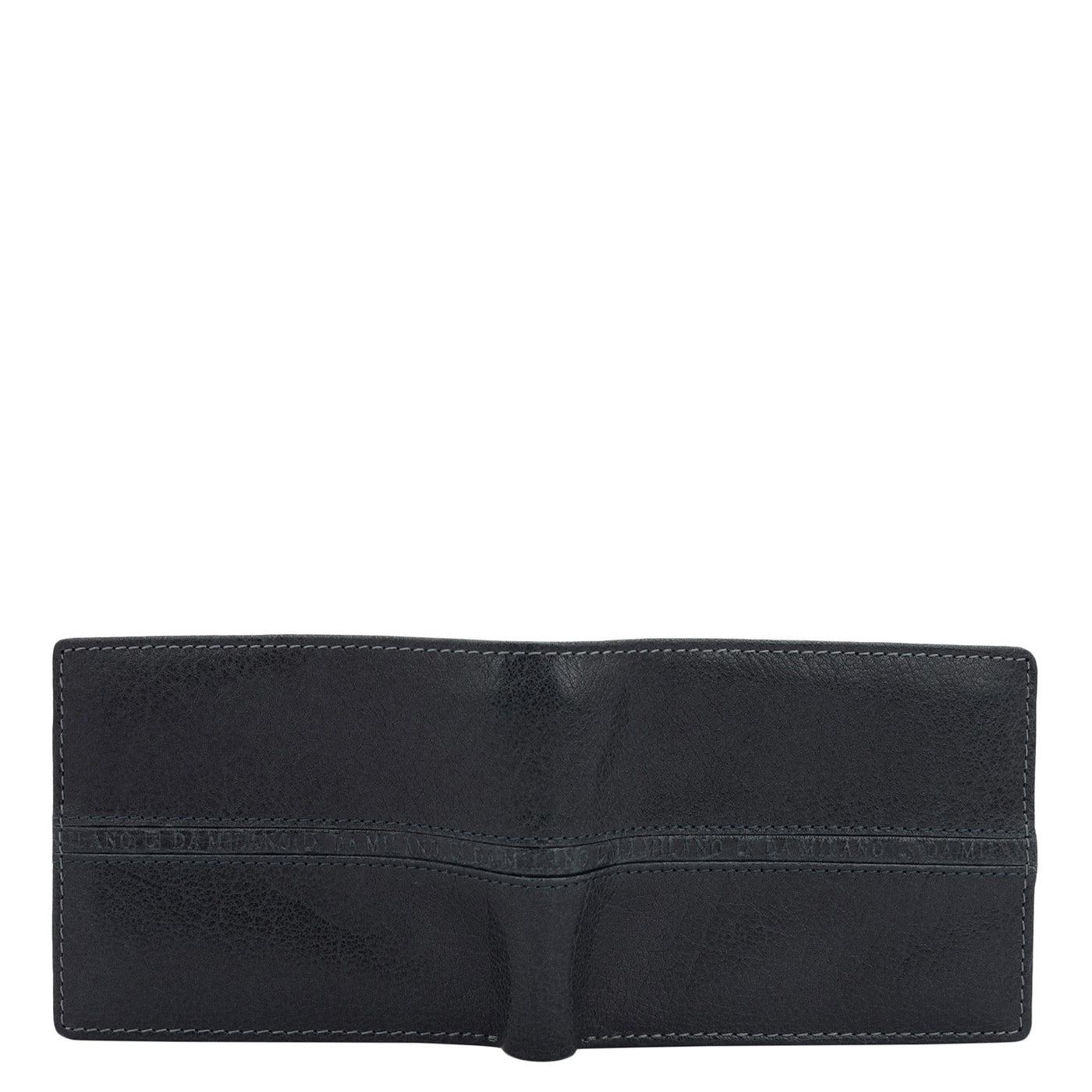 Navy Bifold Leather Mens Wallet