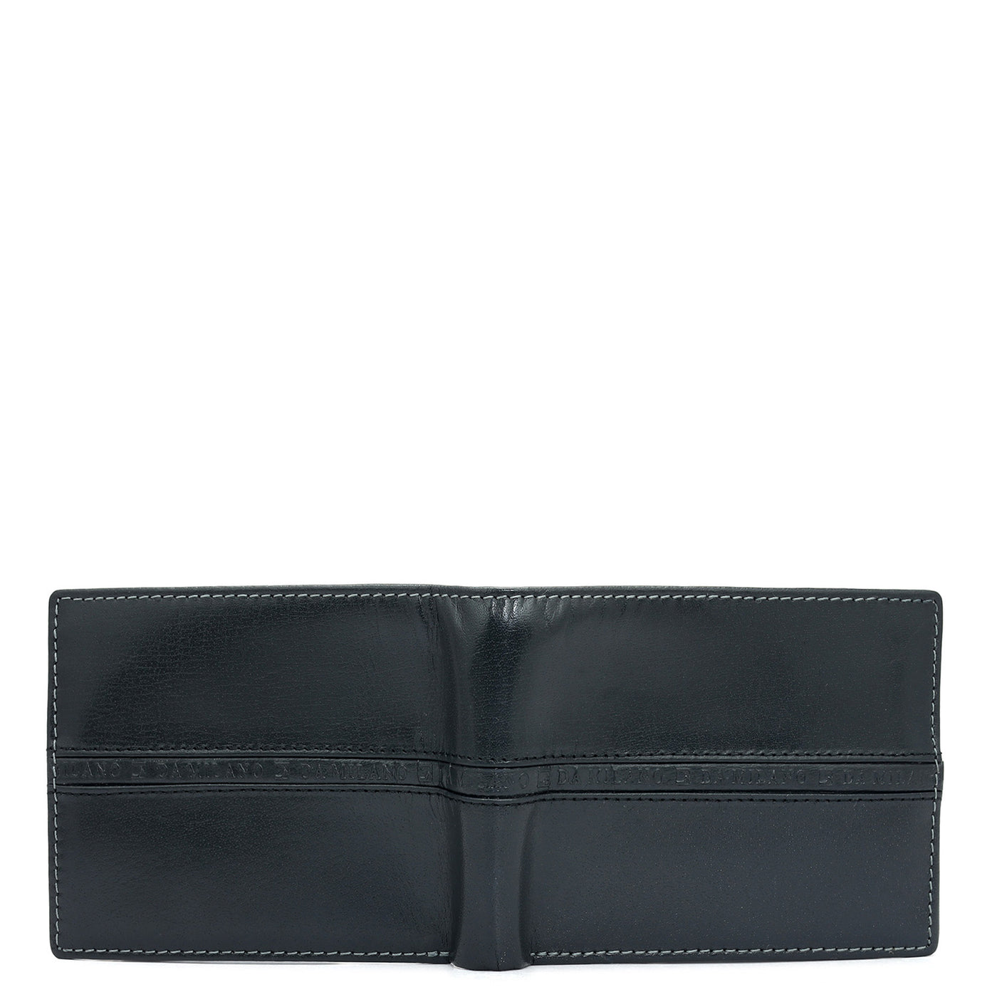 Blue Bifold Leather Mens Wallet