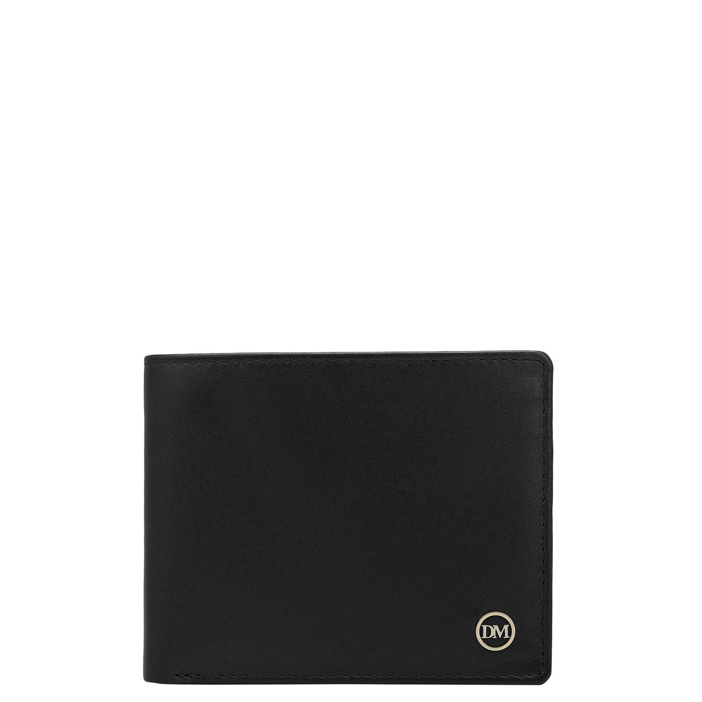 Black Bifold Leather Mens Wallet