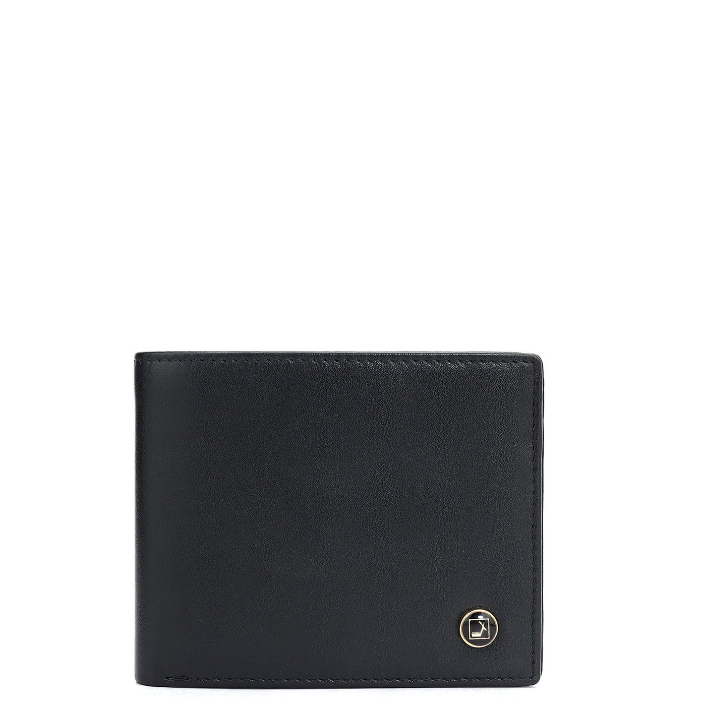 Black Bifold Leather Mens Wallet