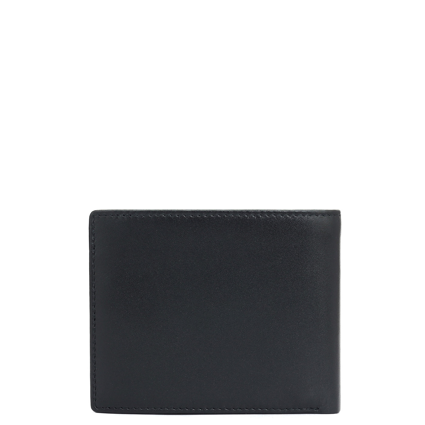 Black Bifold Leather Mens Wallet