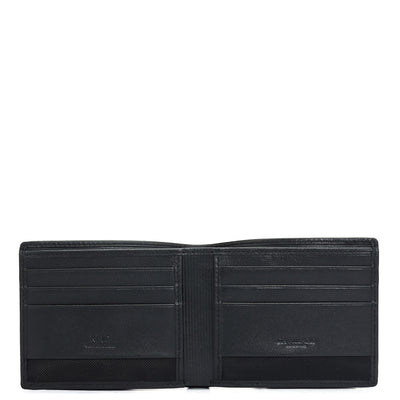 Black Bifold Leather Mens Wallet