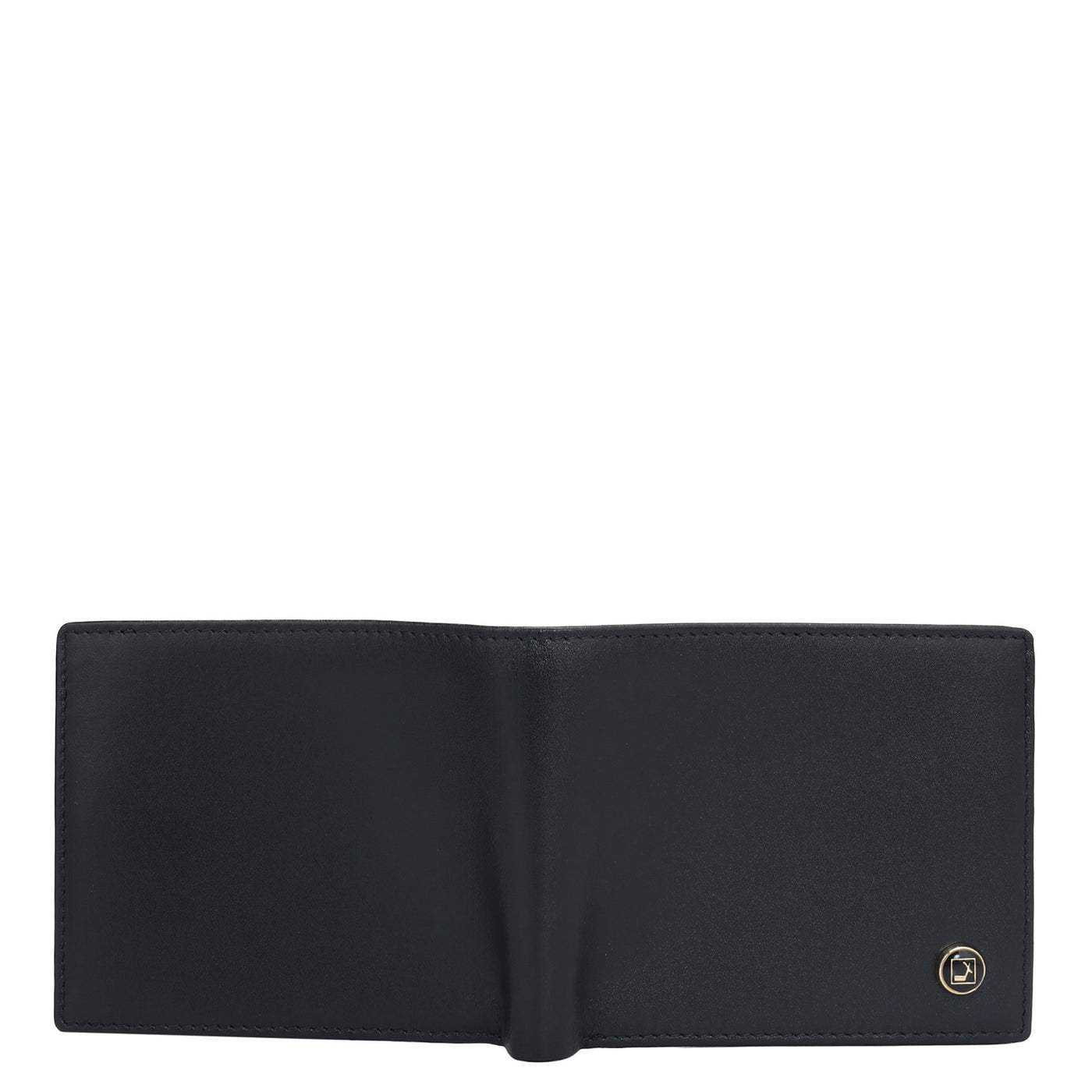 Black Bifold Leather Mens Wallet