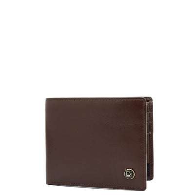 Brown Bifold Leather Mens Wallet