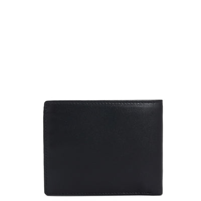 Black Bifold Leather Mens Wallet