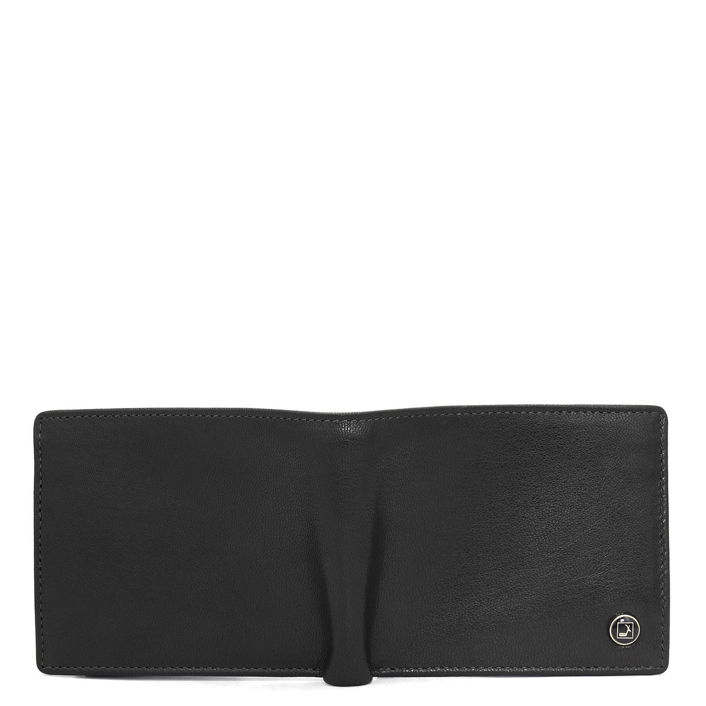 Black Bifold Leather Mens Wallet