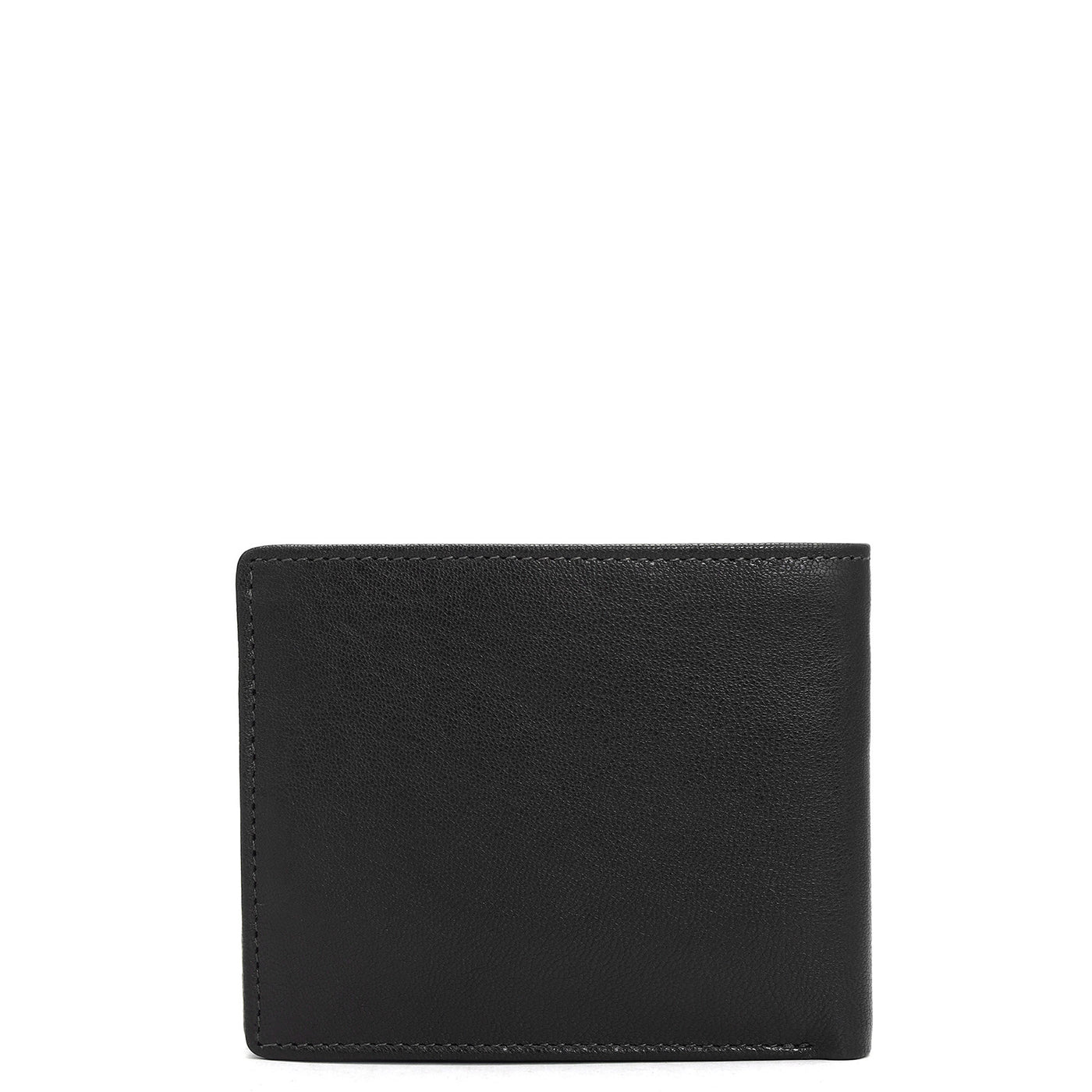 Black Bifold Leather Mens Wallet