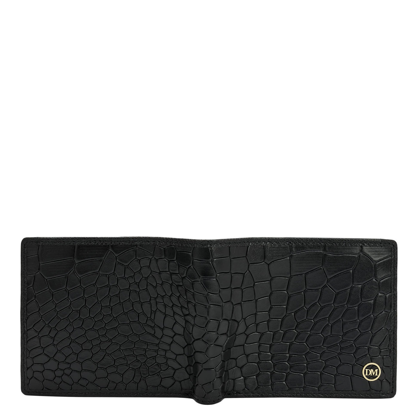 Black Bifold Leather Mens Wallet