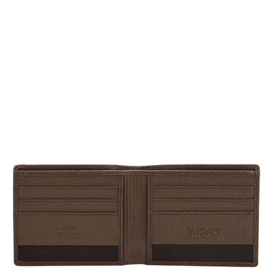 Date Bifold Leather Mens Wallet