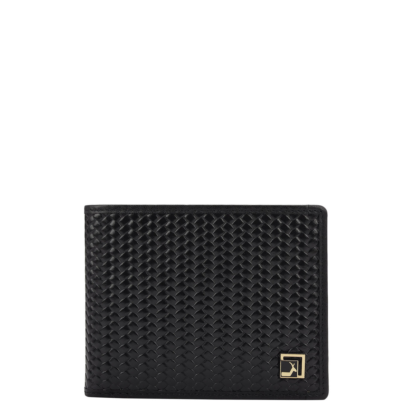 Black Bifold Leather Mens Wallet