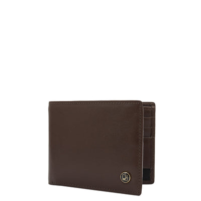 Brown Bifold Leather Mens Wallet