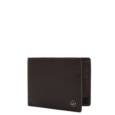 Chocolate Bifold Leather Mens Wallet