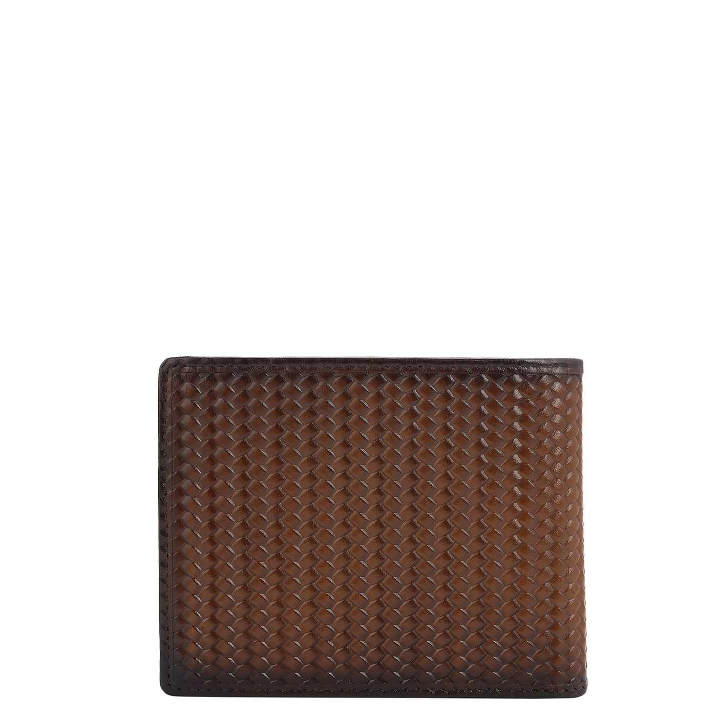 Cognac Bifold Leather Mens Wallet