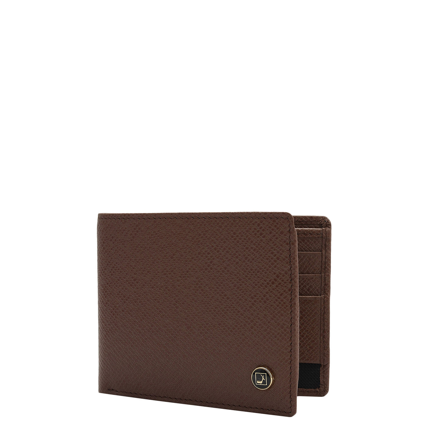 Root Beer Bifold Leather Mens Wallet