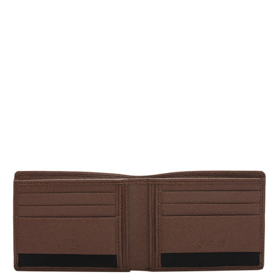 Root Beer Bifold Leather Mens Wallet