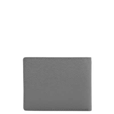 Space Grey Bifold Leather Mens Wallet