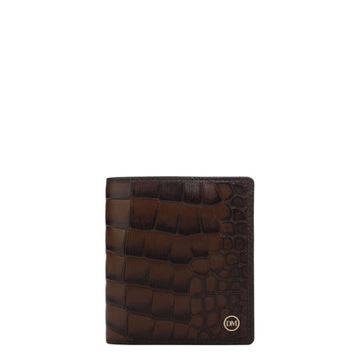 Brown Bifold Leather Mens Wallet