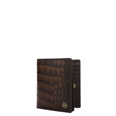 Brown Bifold Leather Mens Wallet