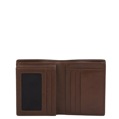 Brown Bifold Leather Mens Wallet