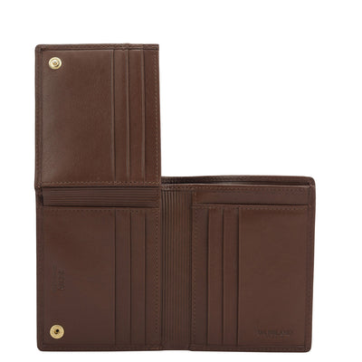 Brown Bifold Leather Mens Wallet