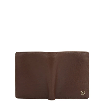 Brown Bifold Leather Mens Wallet