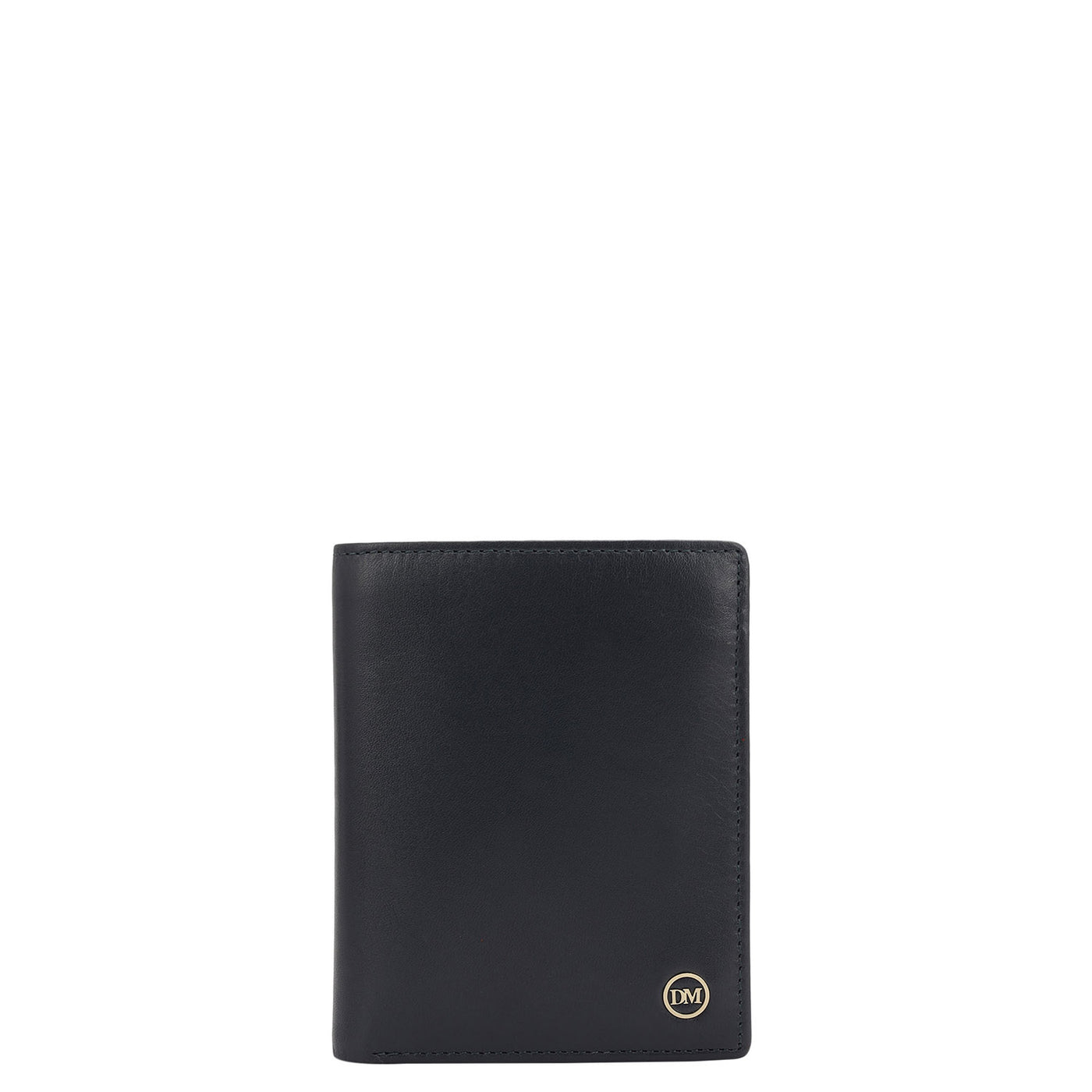 Navy Bifold Leather Mens Wallet