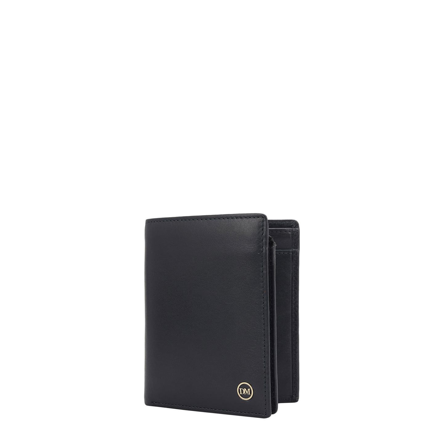 Navy Bifold Leather Mens Wallet