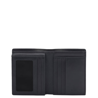 Navy Bifold Leather Mens Wallet