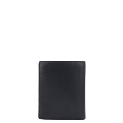 Navy Bifold Leather Mens Wallet