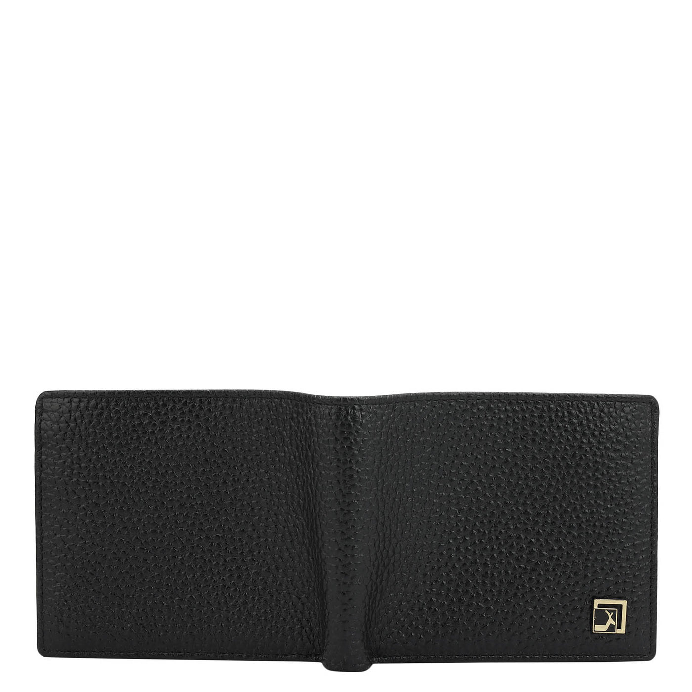 Black Bifold Leather Mens Wallet