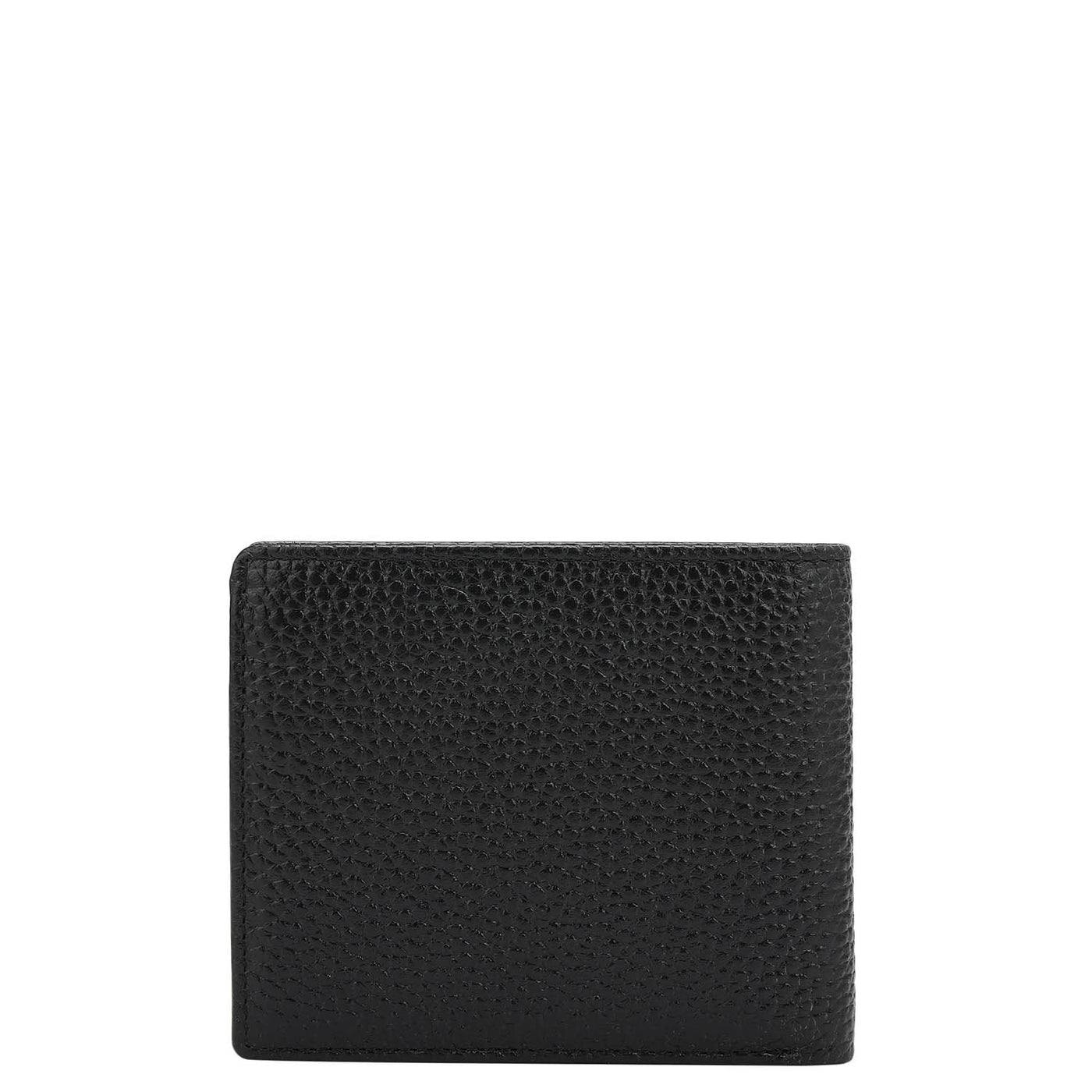 Black Bifold Leather Mens Wallet