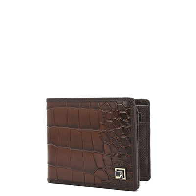 Brown Bifold Leather Mens Wallet