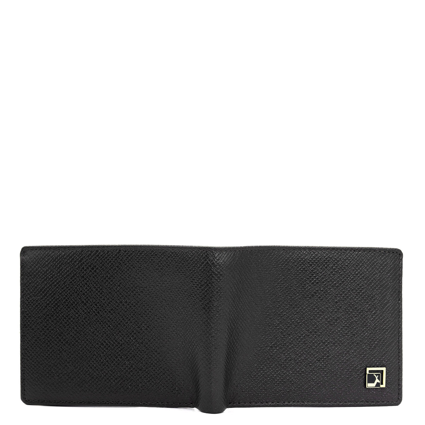 Black Bifold Leather Mens Wallet