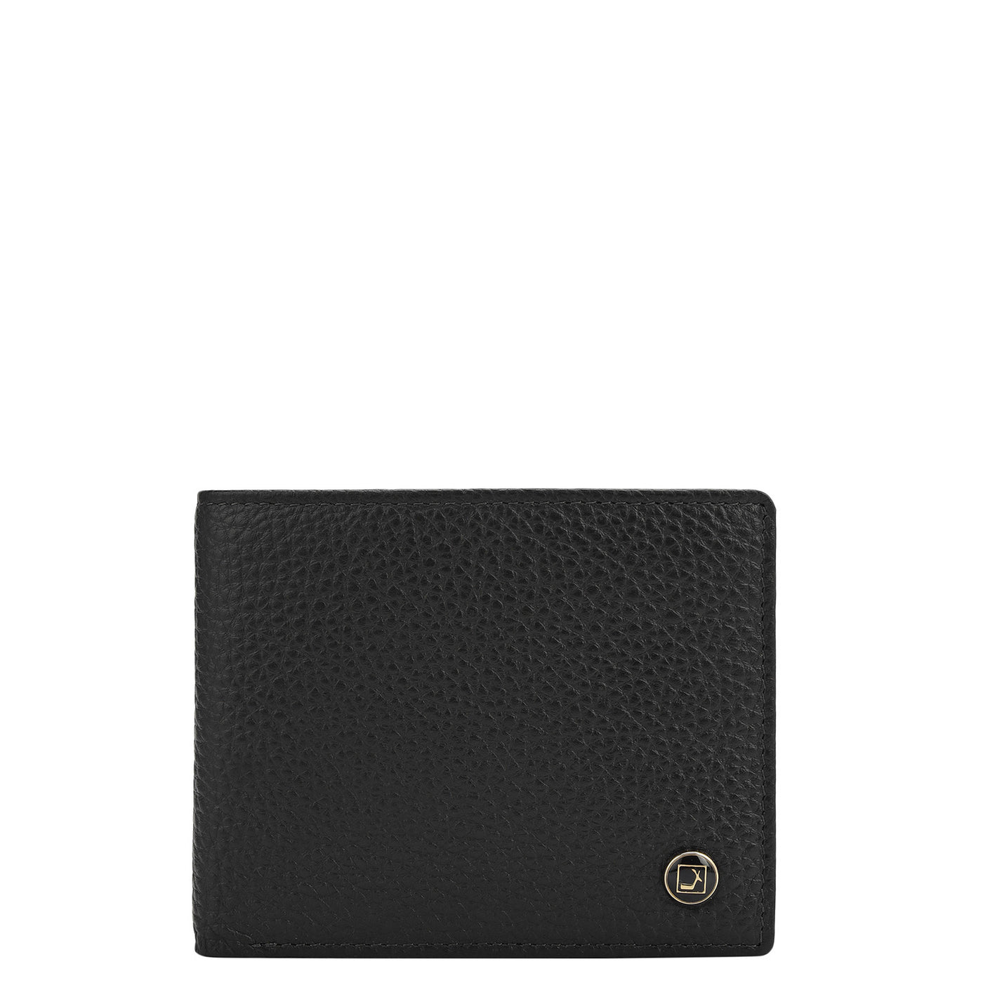 Black Bifold Leather Mens Wallet