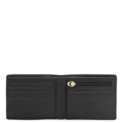 Black Bifold Leather Mens Wallet