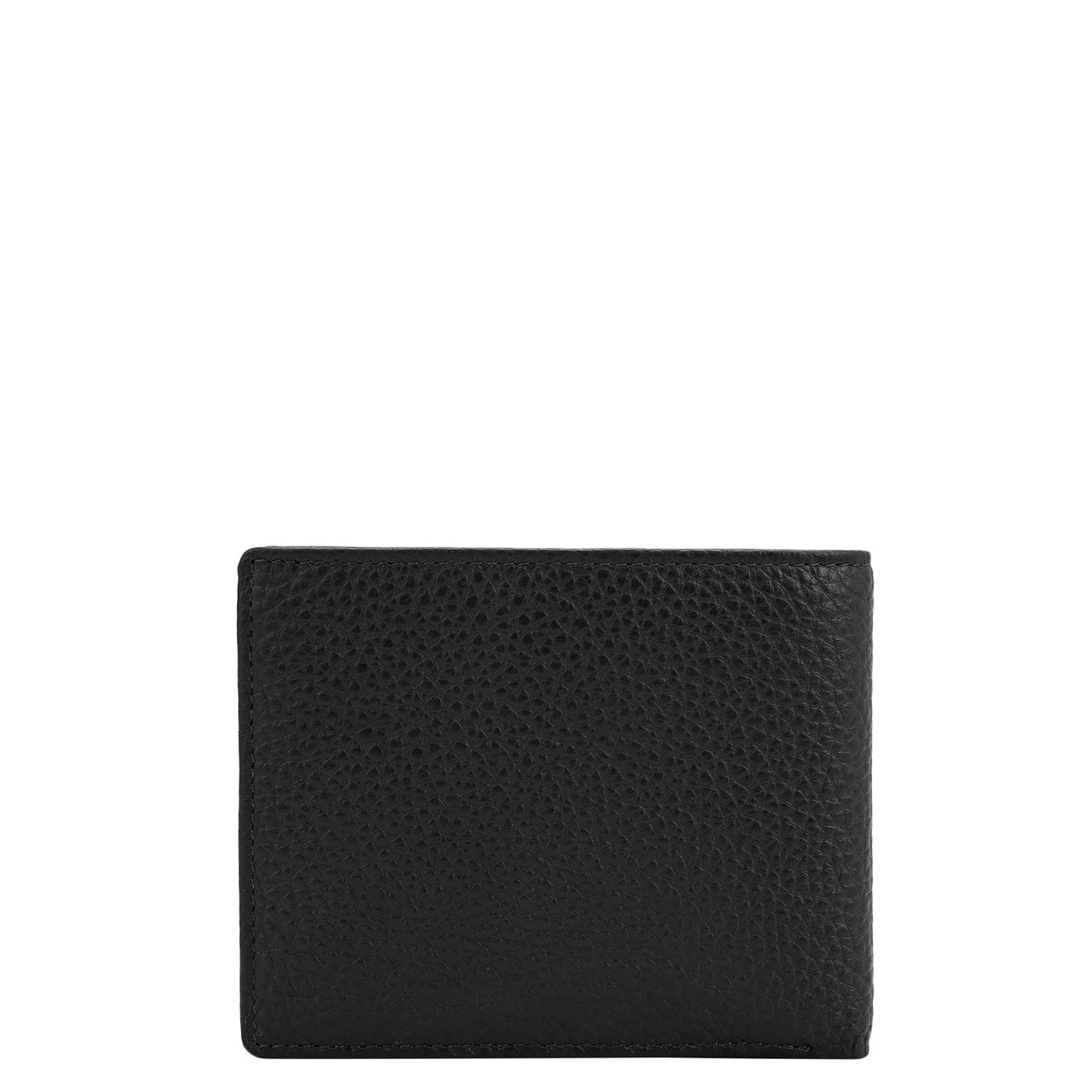 Black Bifold Leather Mens Wallet