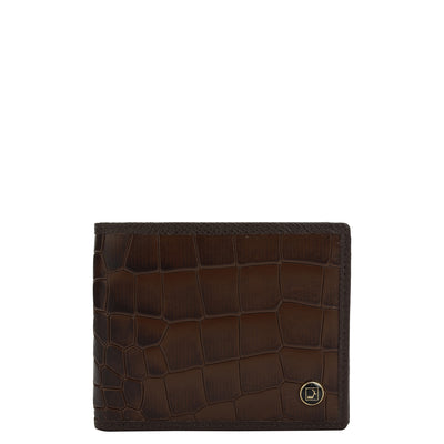 Brown Bifold Leather Mens Wallet