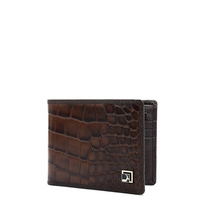 Brown Bifold Leather Mens Wallet