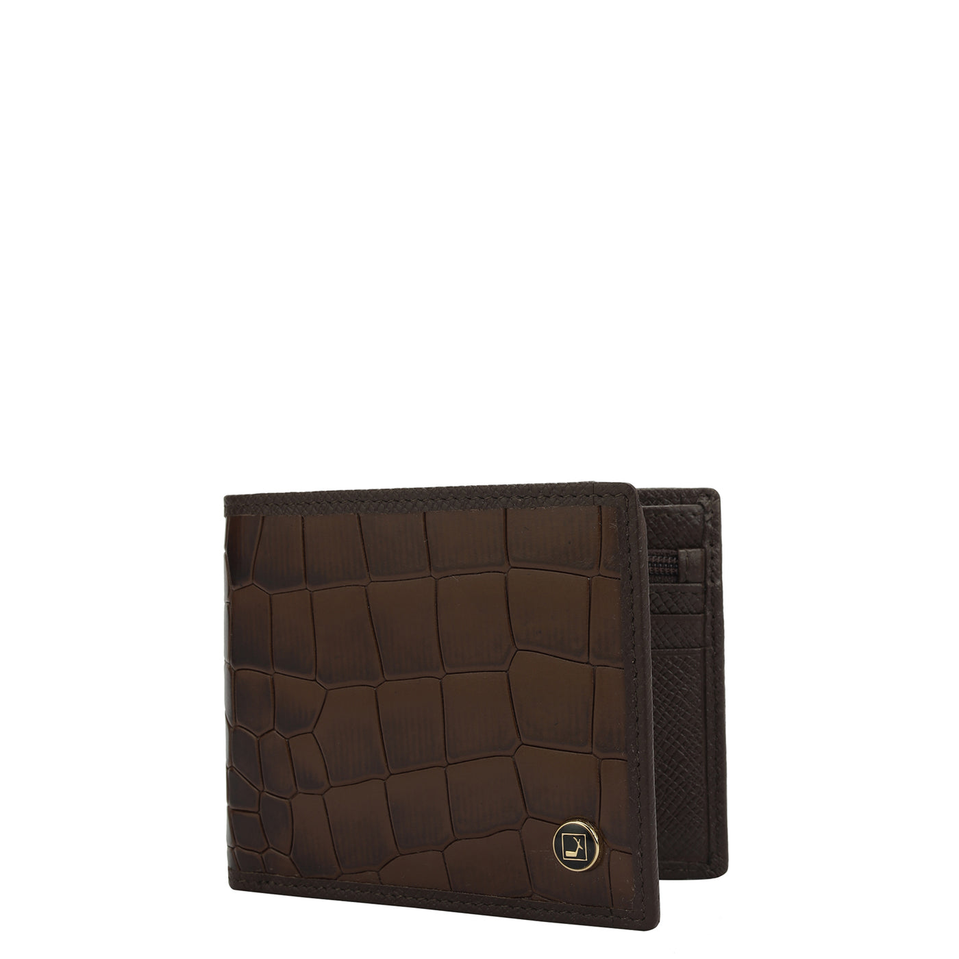 Brown Bifold Leather Mens Wallet