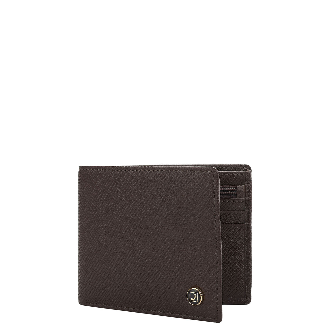 Chocolate Bifold Leather Mens Wallet