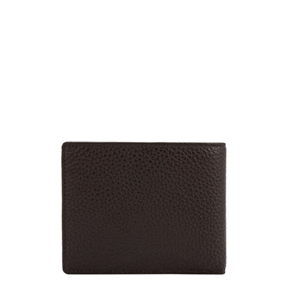 Chocolate Bifold Leather Mens Wallet