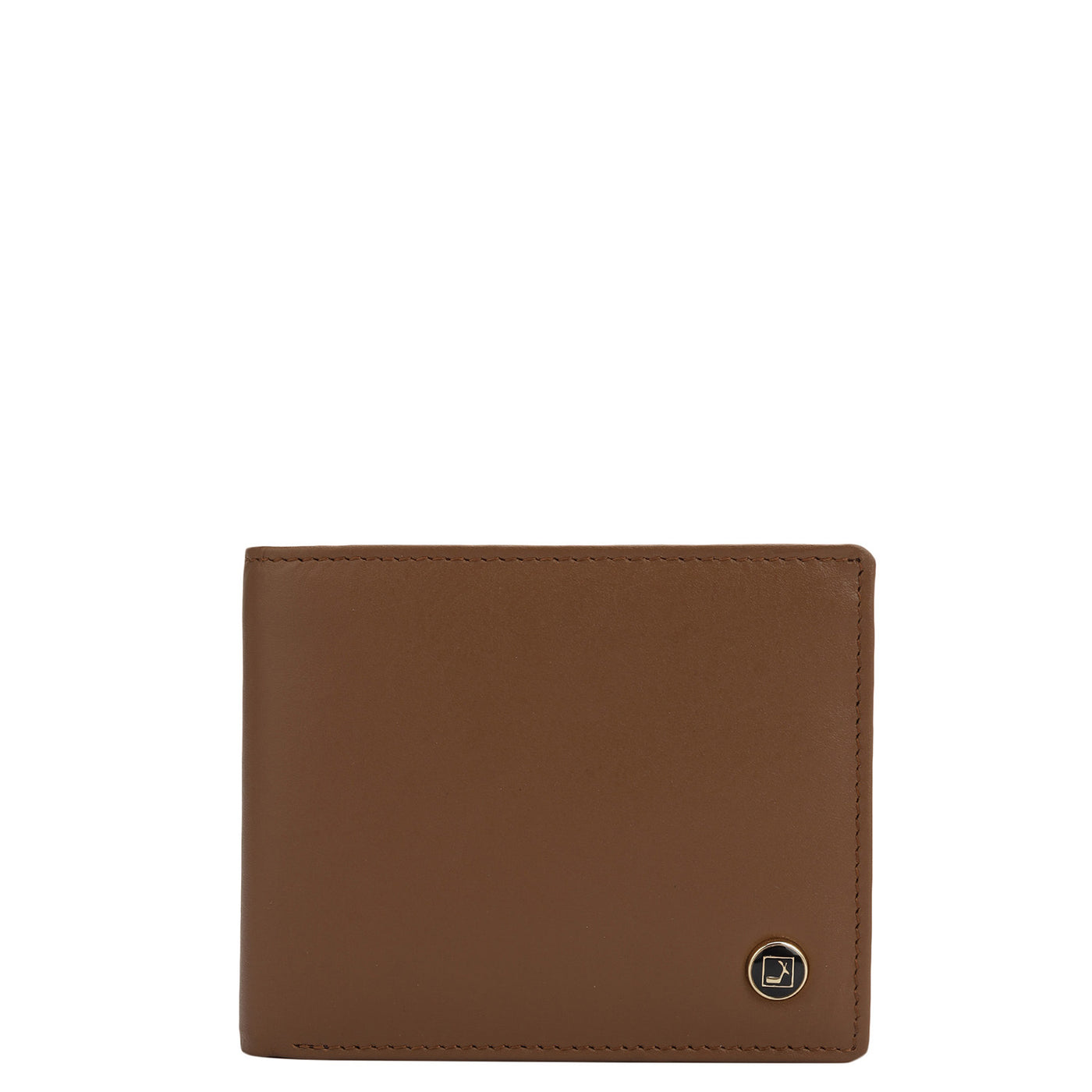 Cognac Bifold Leather Mens Wallet