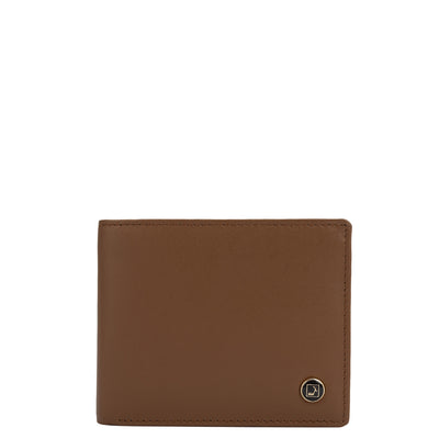 Cognac Bifold Leather Mens Wallet