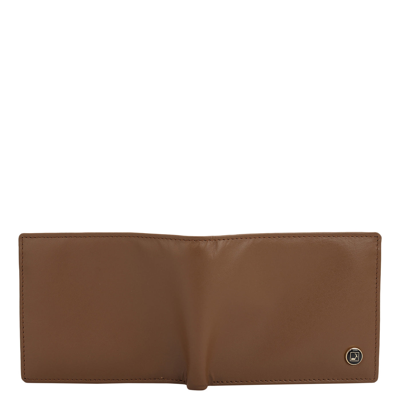 Cognac Bifold Leather Mens Wallet