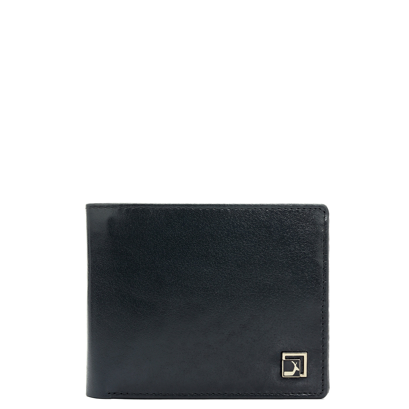 Dark Blue Bifold Leather Mens Wallet