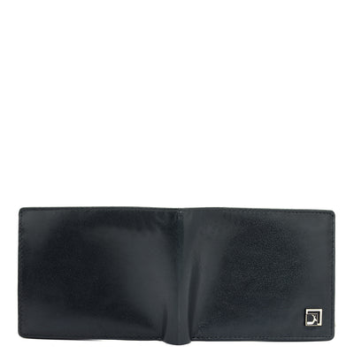 Dark Blue Bifold Leather Mens Wallet