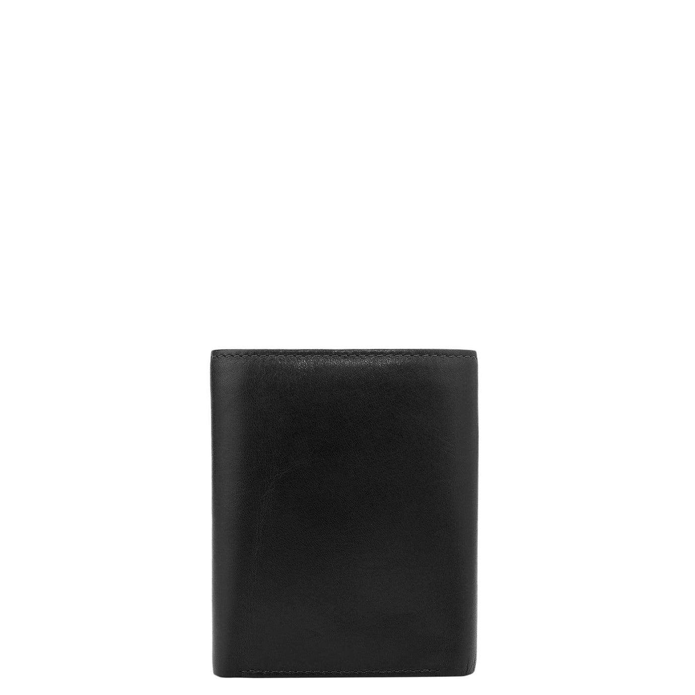 Black Bifold Leather Mens Wallet