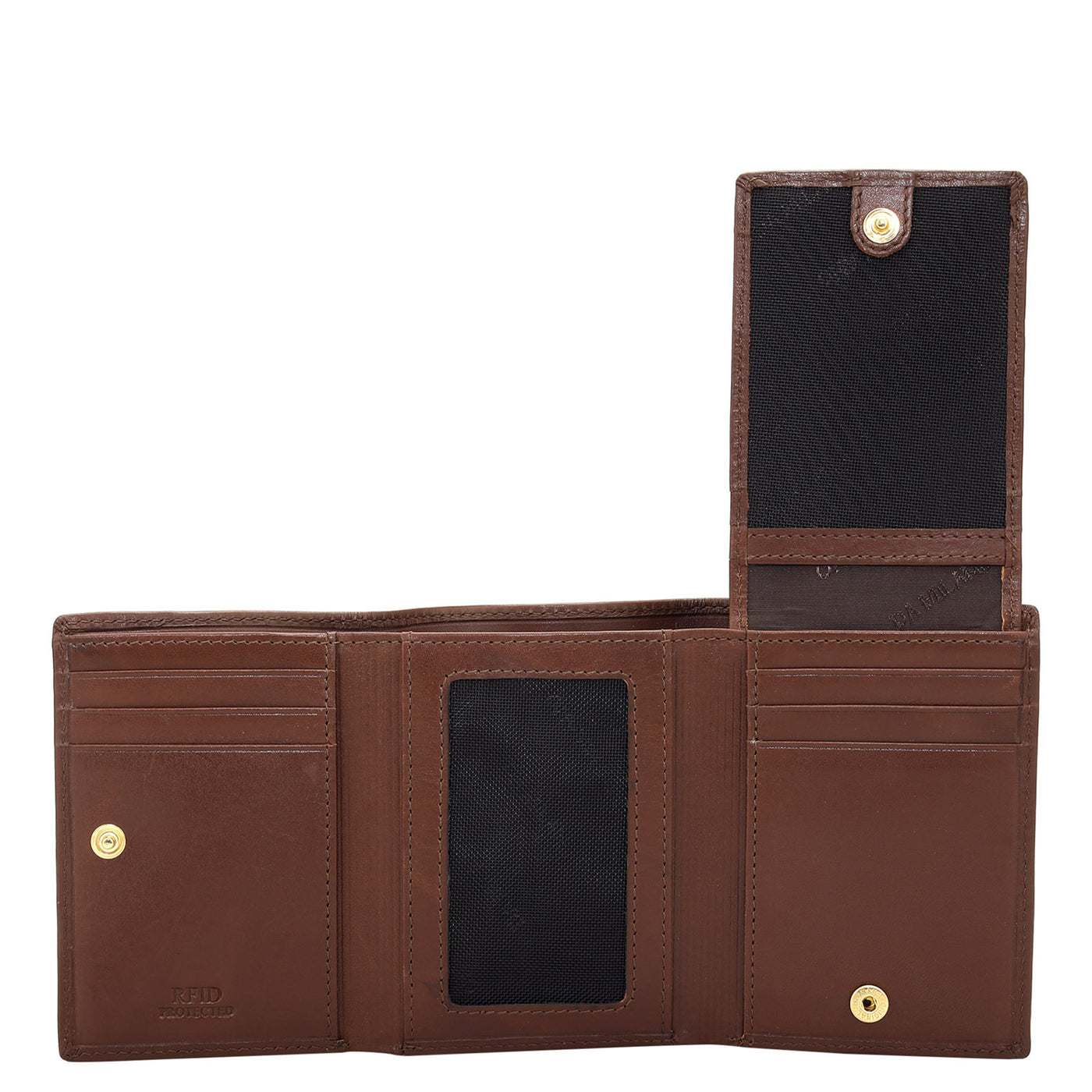 Brown Bifold Leather Mens Wallet